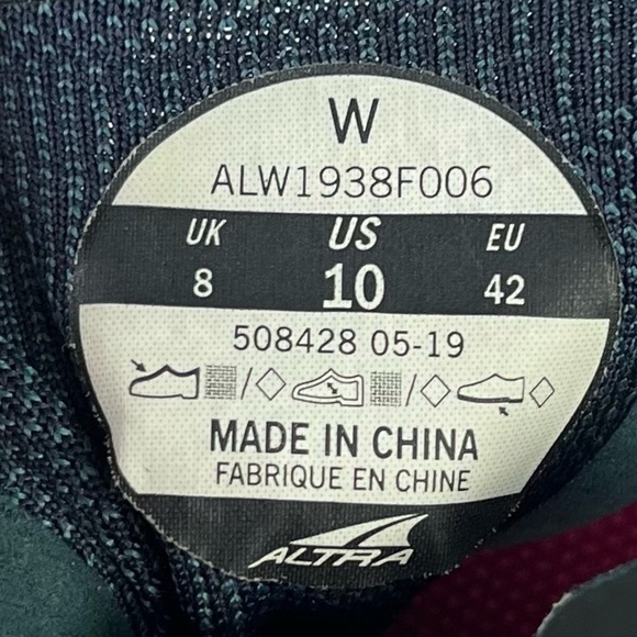 Altra Duo 1.5 Blue Outdoor Running Shoes Womens‎ Size 10 - Picture 13 of 14